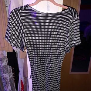 Black and white dress